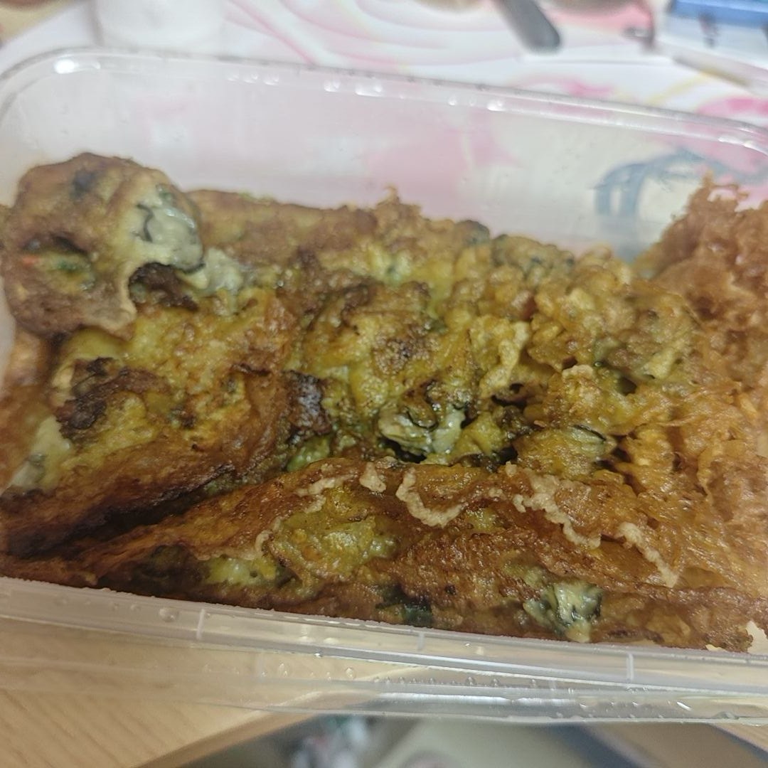 今天的休闲一刻被这个难吃的蚝仔烙毁了！ 