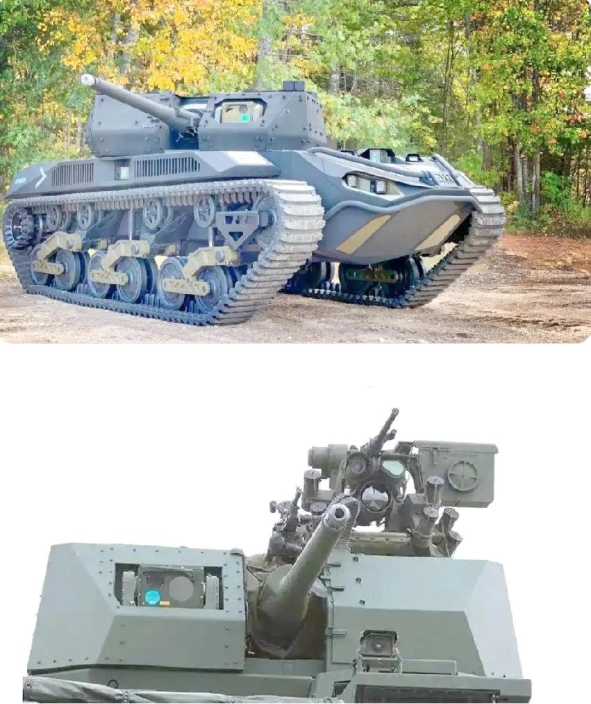 “未来战场，钢铁战士已就位！”

美军的Ripsaw M5无人战车，堪称“地面杀