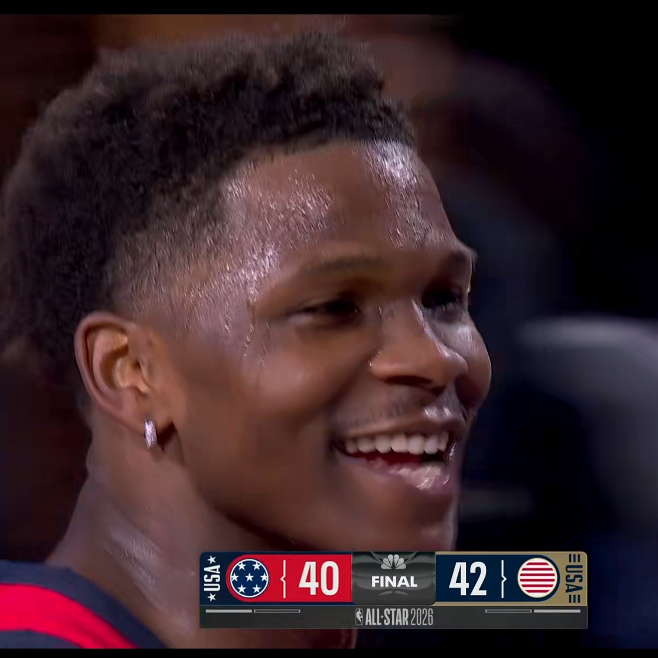 爱德华兹最后连得5分，反超；结果福克斯三分绝杀…老头子队也匹配了强度，没有了詹杜