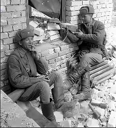 1943年，苏北伪军排长谷德培，身着一身黄呢子制服，在金色的晨光里搜剿，撞见困于