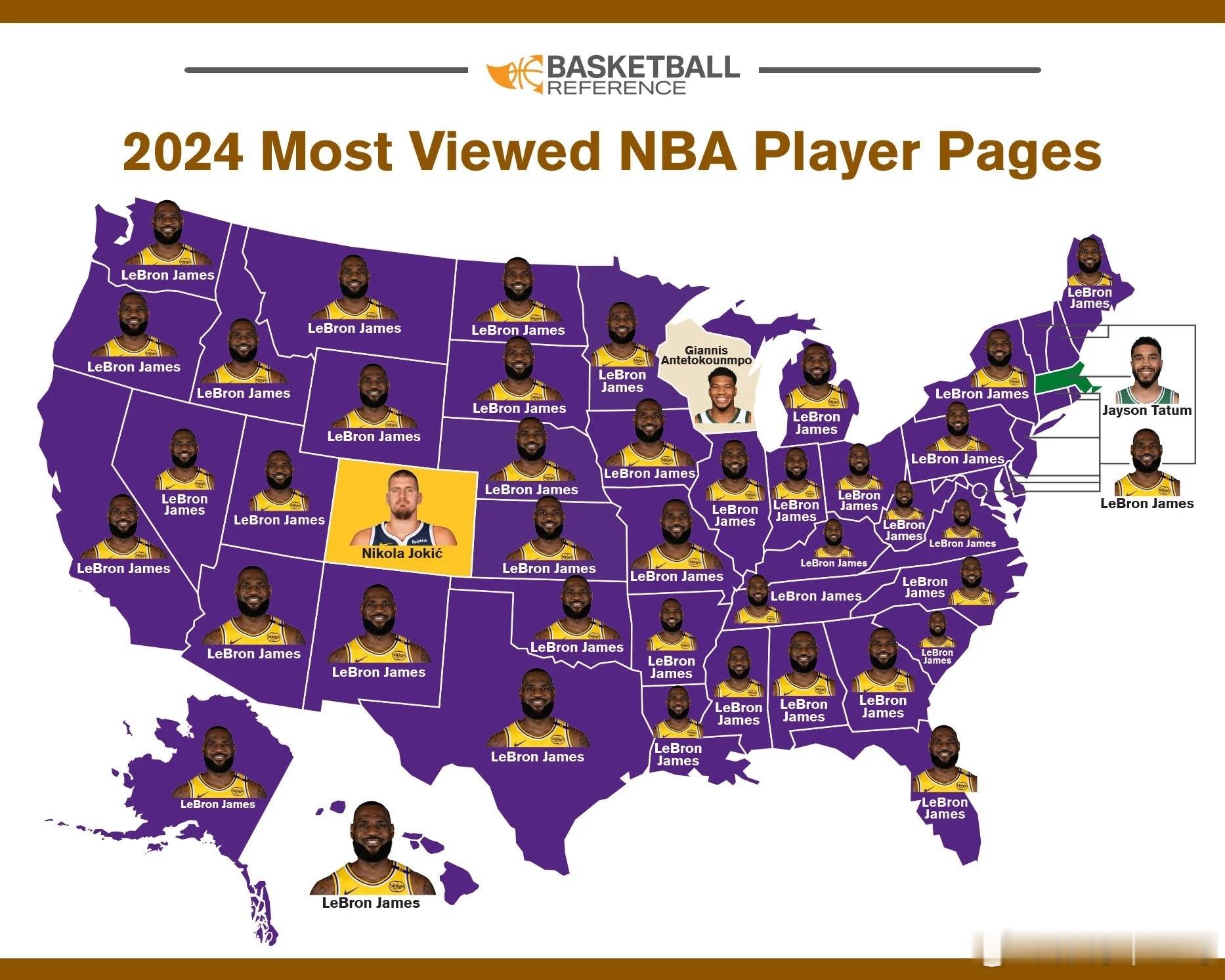 即使勒布朗的职业生涯已接近尾声，他对美国的影响力依然惊人。（2025年对比202