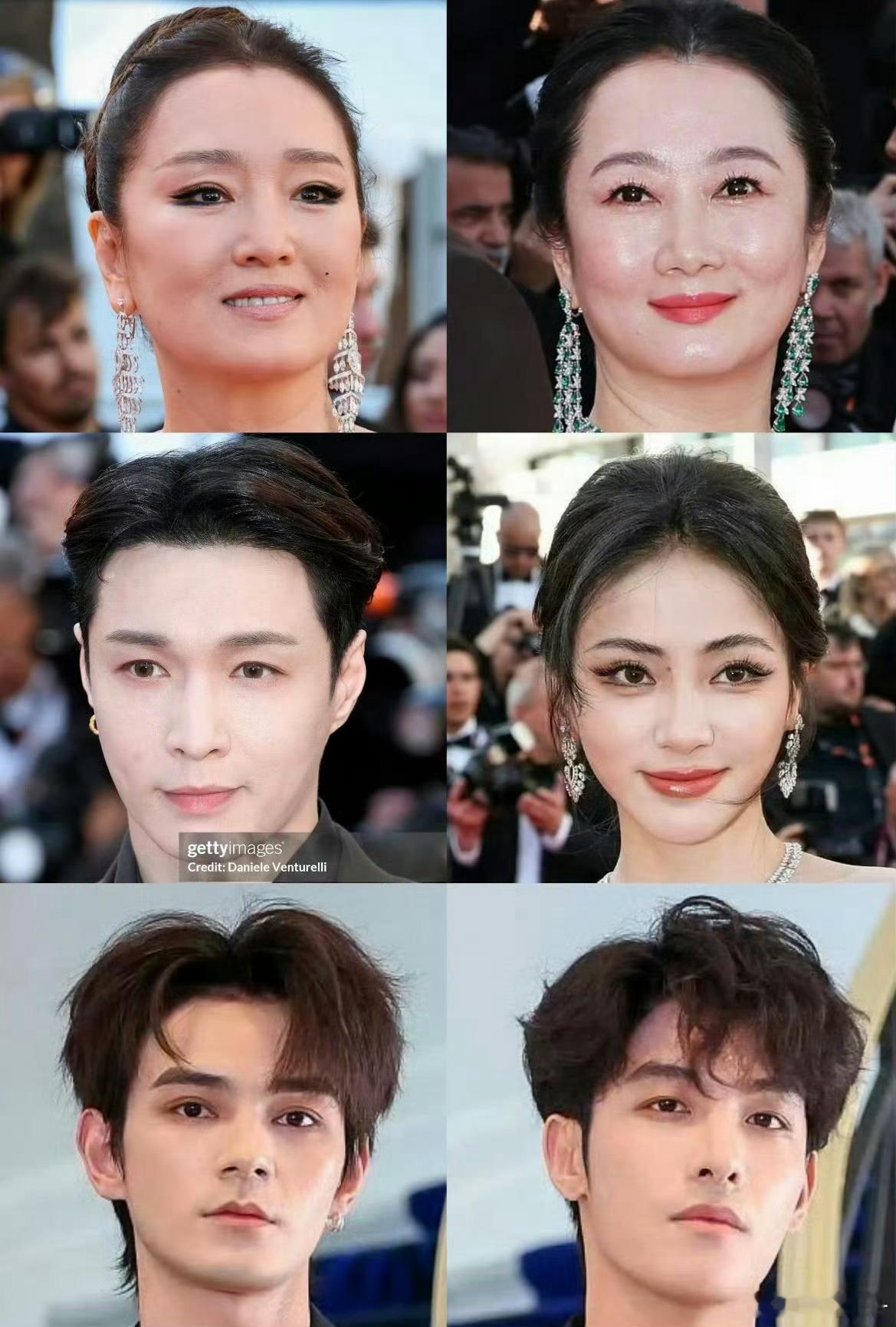 中国明星戛纳电影节开幕G社怼脸生图：巩俐、赵涛、张艺兴、谢可寅、何昶希、何衍朝 
