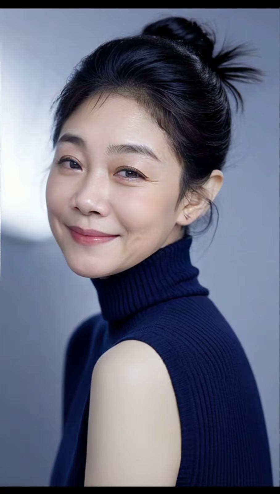 今日分享。AI高领优雅照