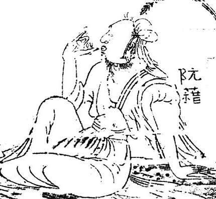 1960年出土的南京西善桥宫山墓“竹林七贤与荣启期”砖画，相较之后出土的数种同主