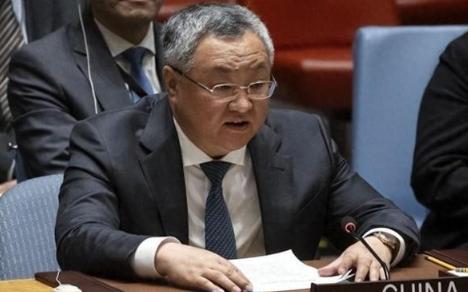 中国大使在联合国对日本下达了“开战”警告，如果日本自卫队往前迈一步，那么我们的导