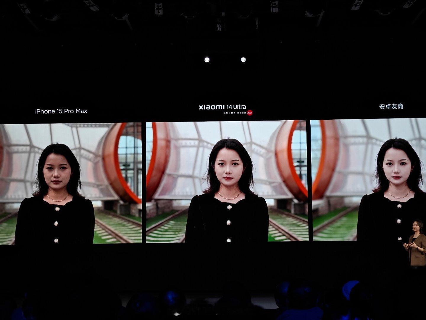 看了下#小米14ultra#  展示的人像对比 kn，然后试了一下用 Find 