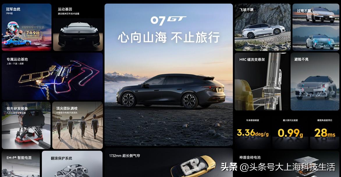 终于有一台车，能兼顾赛道性能和远方浪漫！6月29日领克07GT全球首秀预售正式开