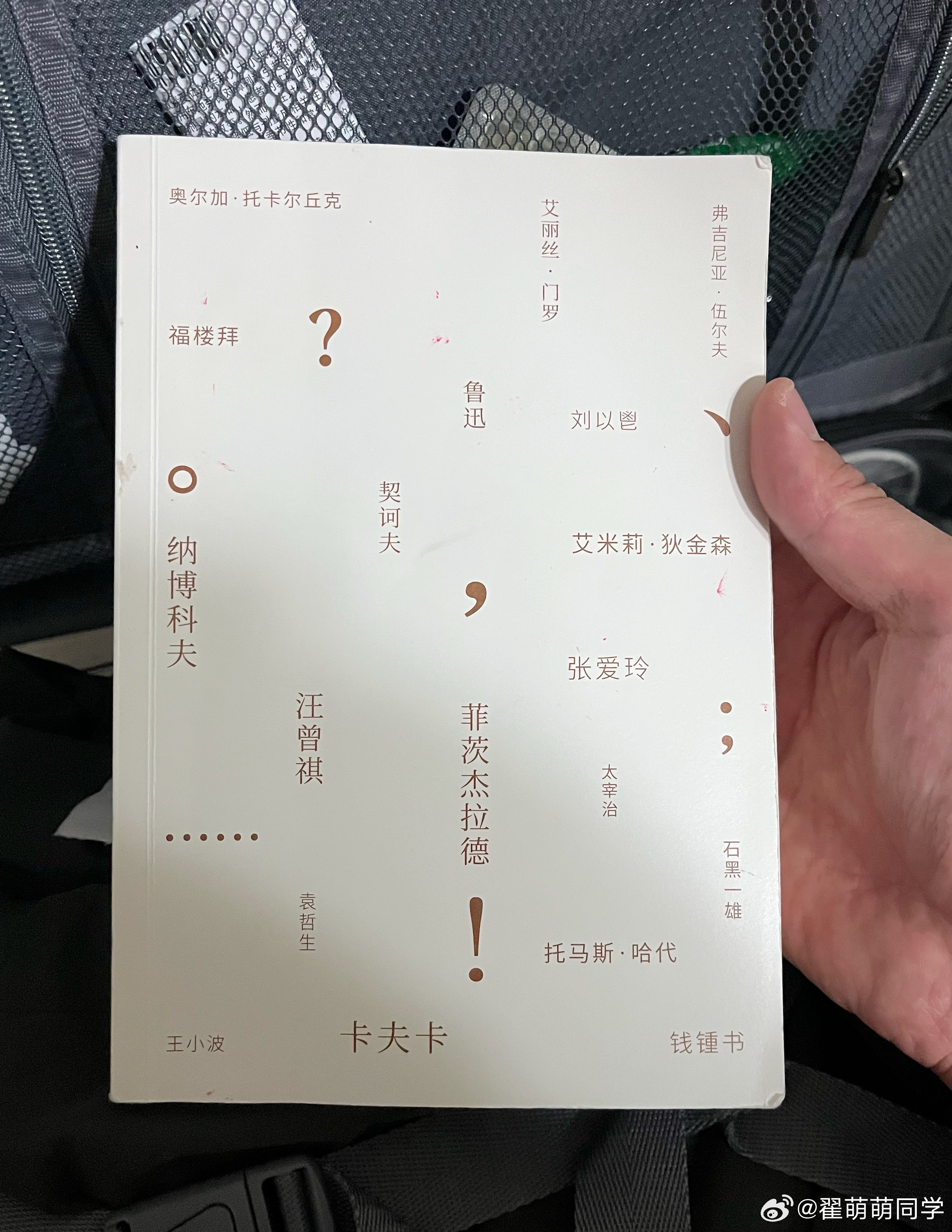 带了两本书，刚好在回家之前看完[666]。一本《至少还有文学》，指向深不可及的人