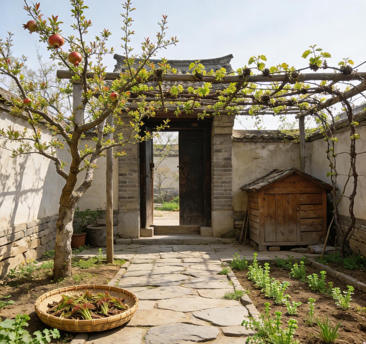 微型小说
小院晨昏
 
晨光刚漫过院墙的青瓦，葡萄架下的太极招式就带起了风。云逸