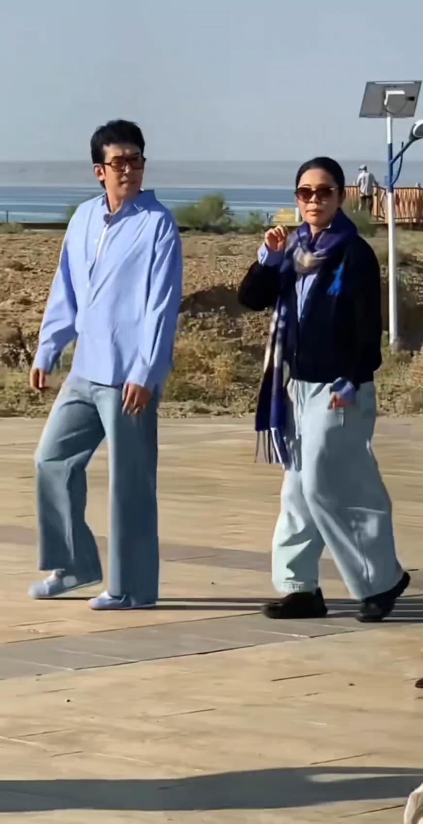 倪萍老师，还有于洋老师，近日兜兜转转，从新疆阿勒泰的清河县一路走过来，来到咱们新