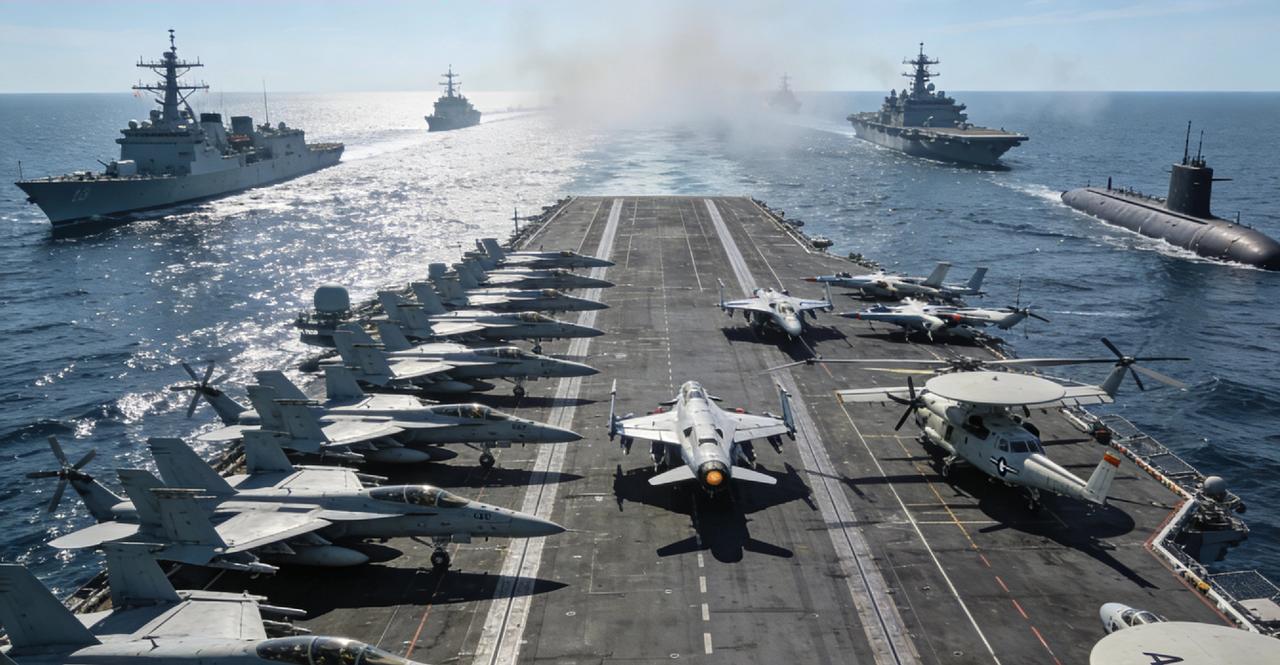 美第三个航母打击群准备部署至中东
 
当地时间3月6日，据央视新闻消息，美国海军