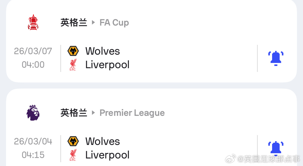 利物浦和狼队将在3天内在同一个球场连踢两场3月4日，狼队vs利物浦（英超），莫利
