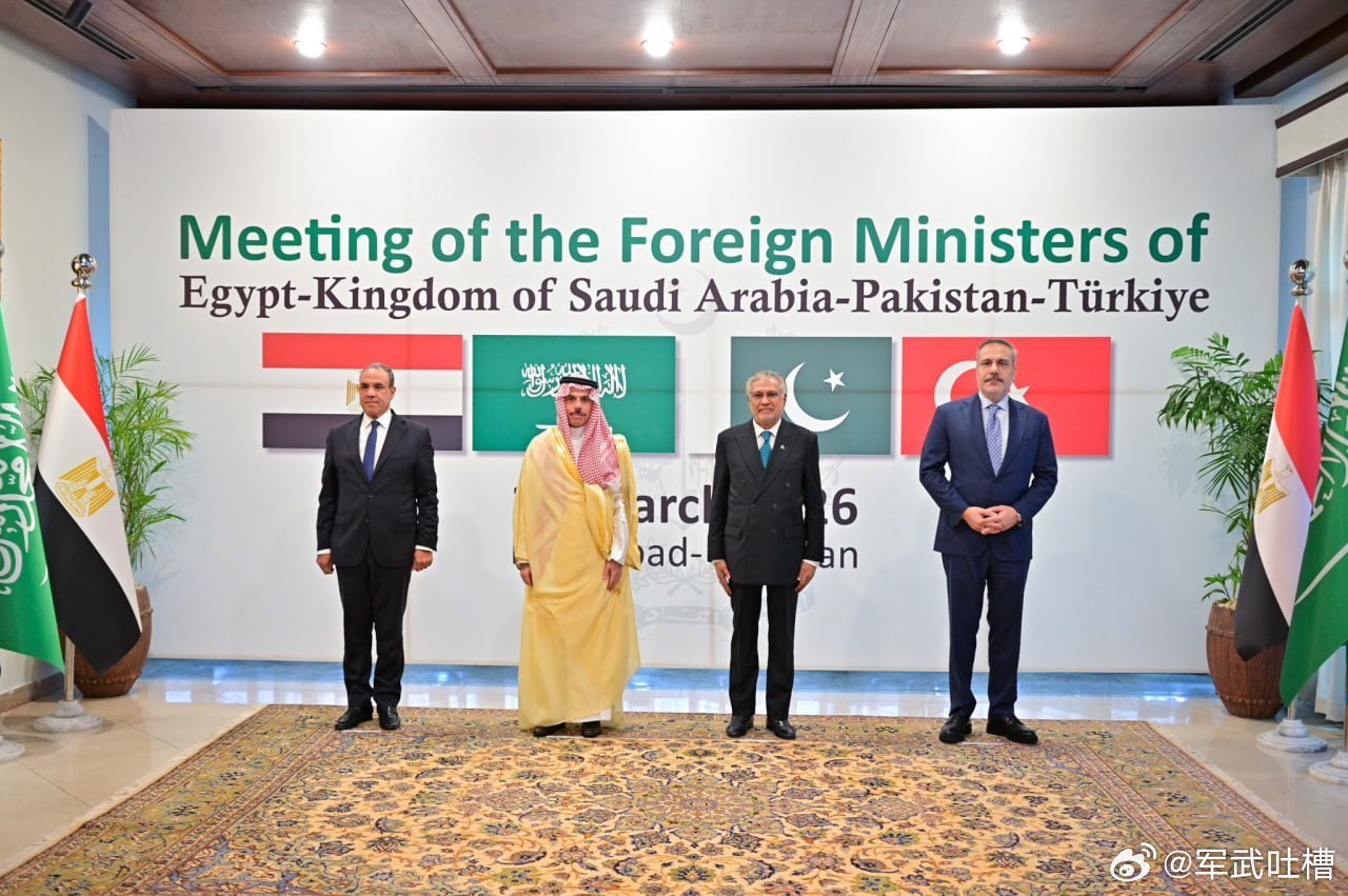 兄弟们，巴基斯坦、土耳其、埃及、沙特一起去伊斯兰堡讨论伊朗问题了这四个国家是目前