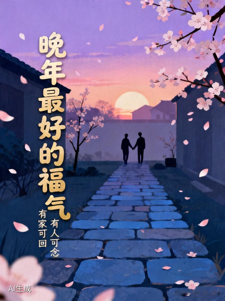 人老了，最大的心愿从不是房子，也不是花不完的钱财。
     半生风雨走过才懂，