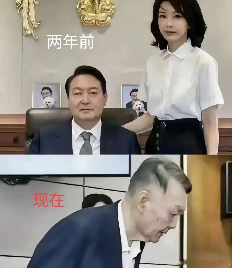 权利真是个好东西，这两届韩国总统对比前后对比太直观了 