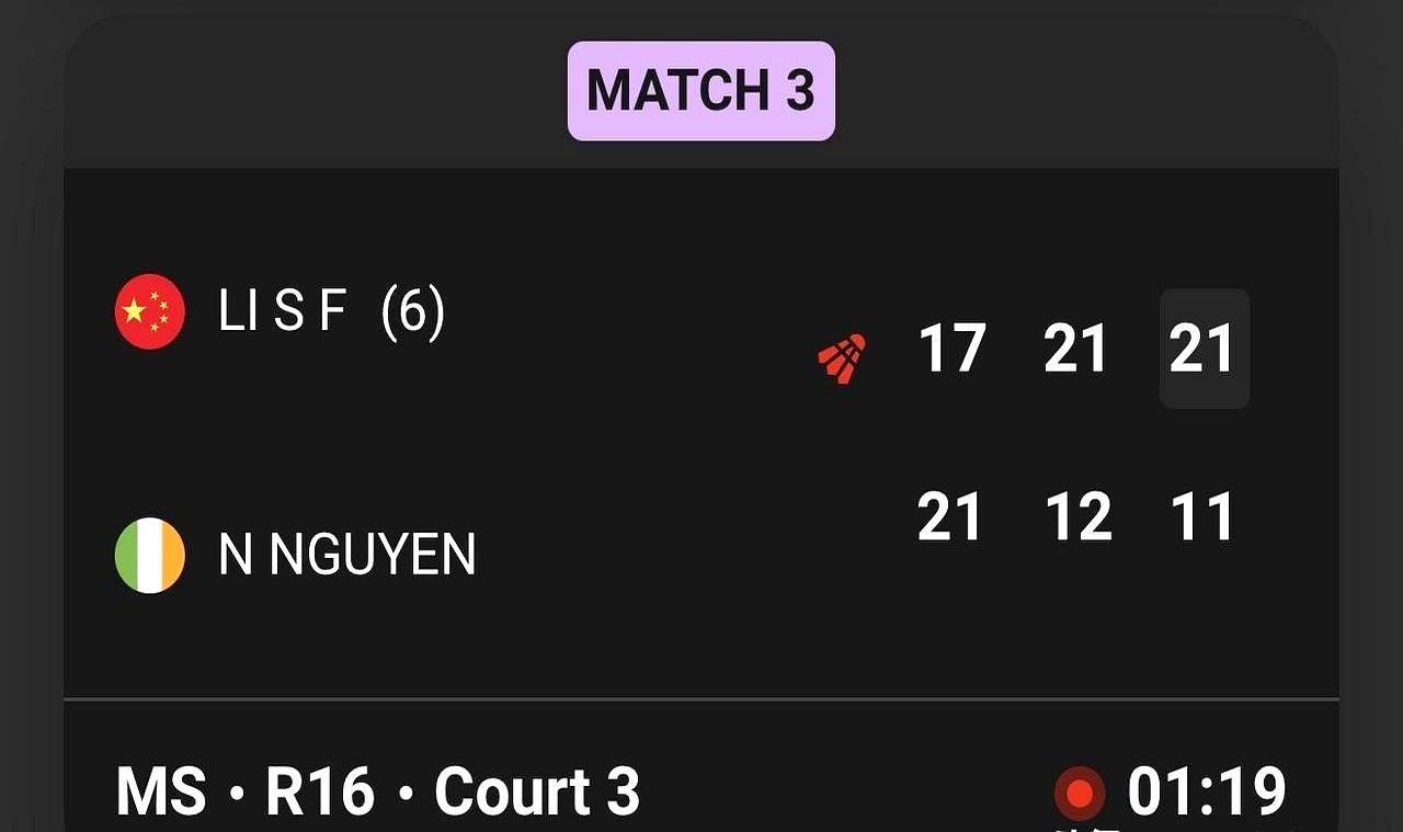 头号种子倒下，五人出征仅剩一根独苗。
 
卫冕冠军石宇奇背伤复发退场，陆光祖与翁