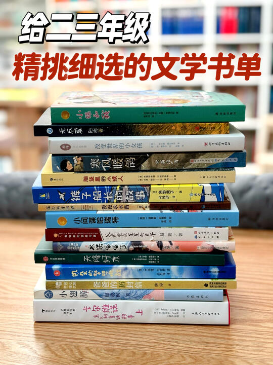 给二三年级精挑细选的儿童文学书单📚