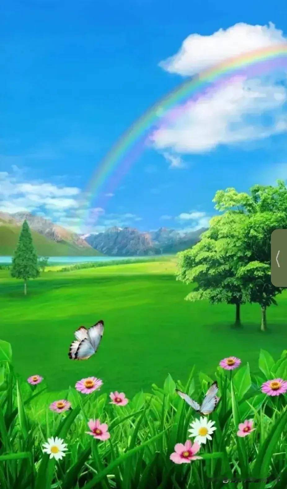 鹊桥仙-鹊桥遐思
天思大地，地念天宇，欢雨狂泻真意。大地浓浓满眼绿。如织绸，锦绣