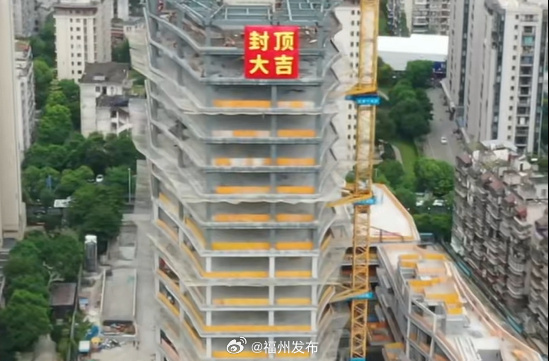 福州身边事福州城建【已封顶！近8万㎡！就在晋安王庄！】近日，省市重点项目——五里