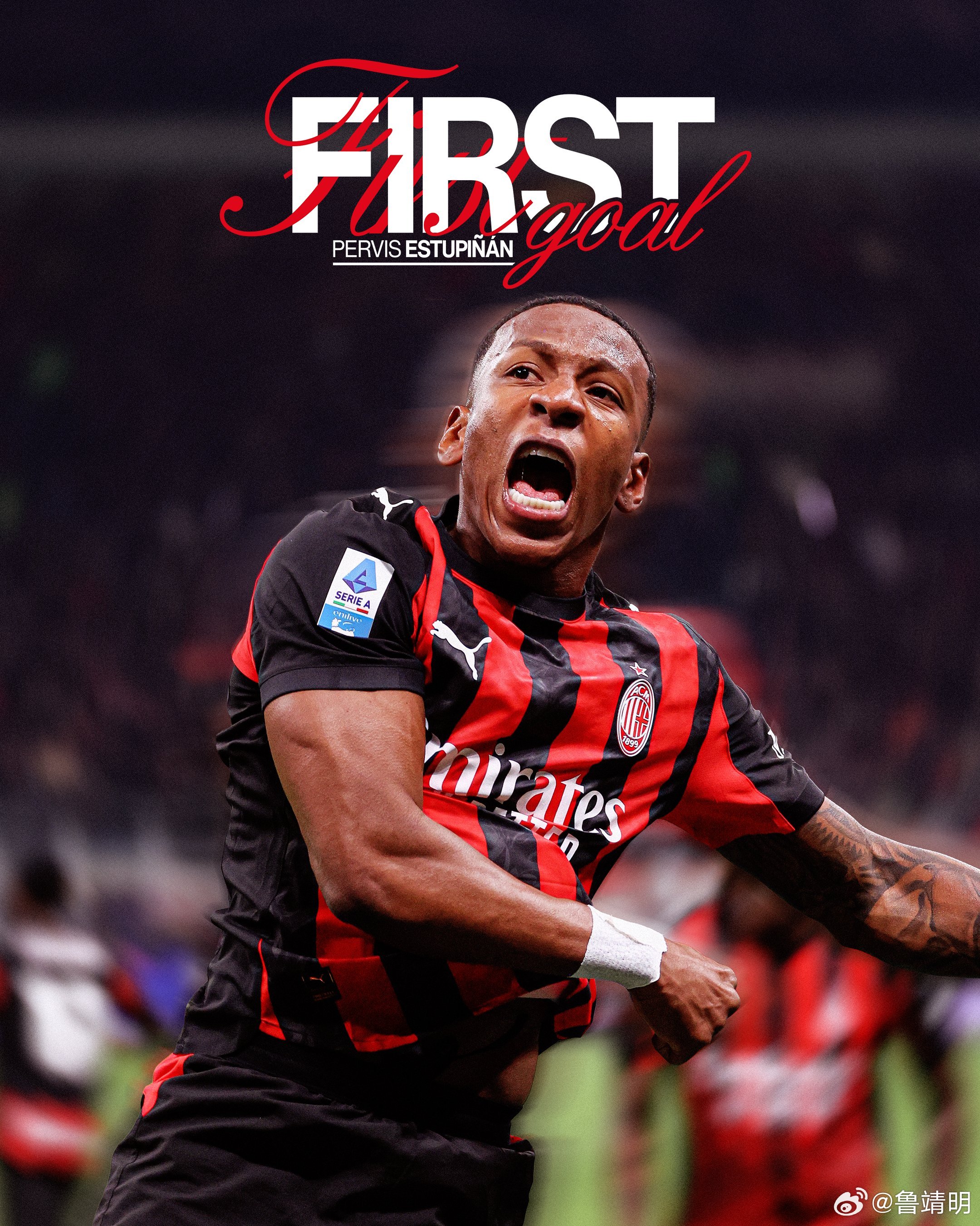 【米兰德比】没想到埃斯图皮尼安的意甲首球居然出现在米兰德比当中。这脚爆杆打的质量