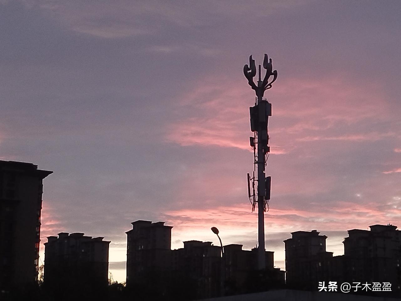 昨天下午，高中生开始写校内作业。

吃完晚饭去操场散步路上，高中生说:“今天晚上