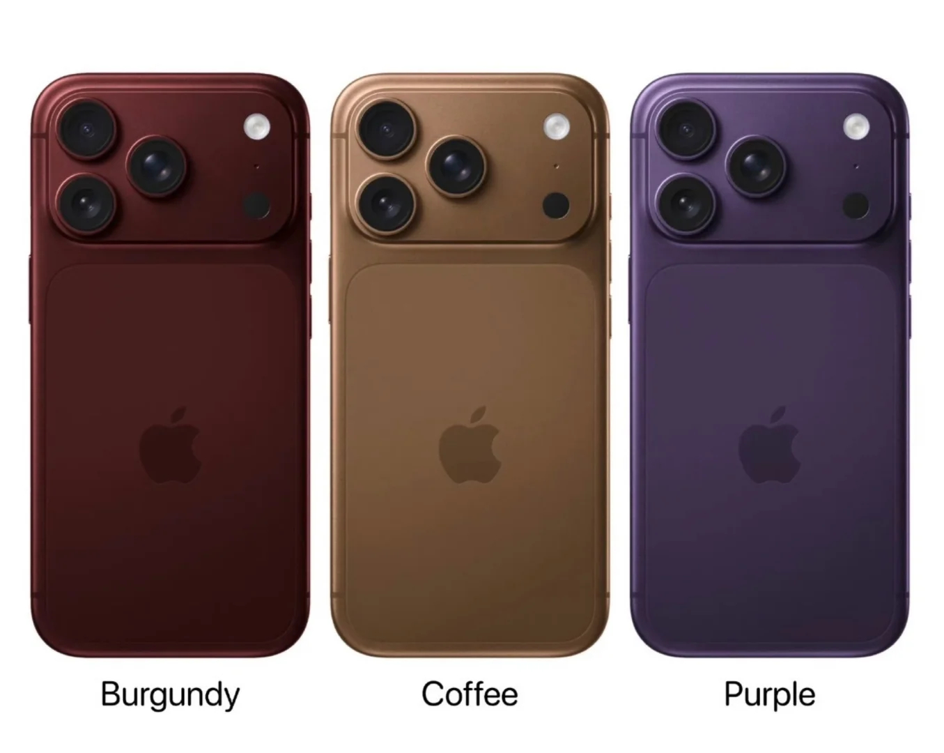 iPhone18 Pro系列如果真能出这些新配色，哪怕能出其中一个我都觉得挺好看