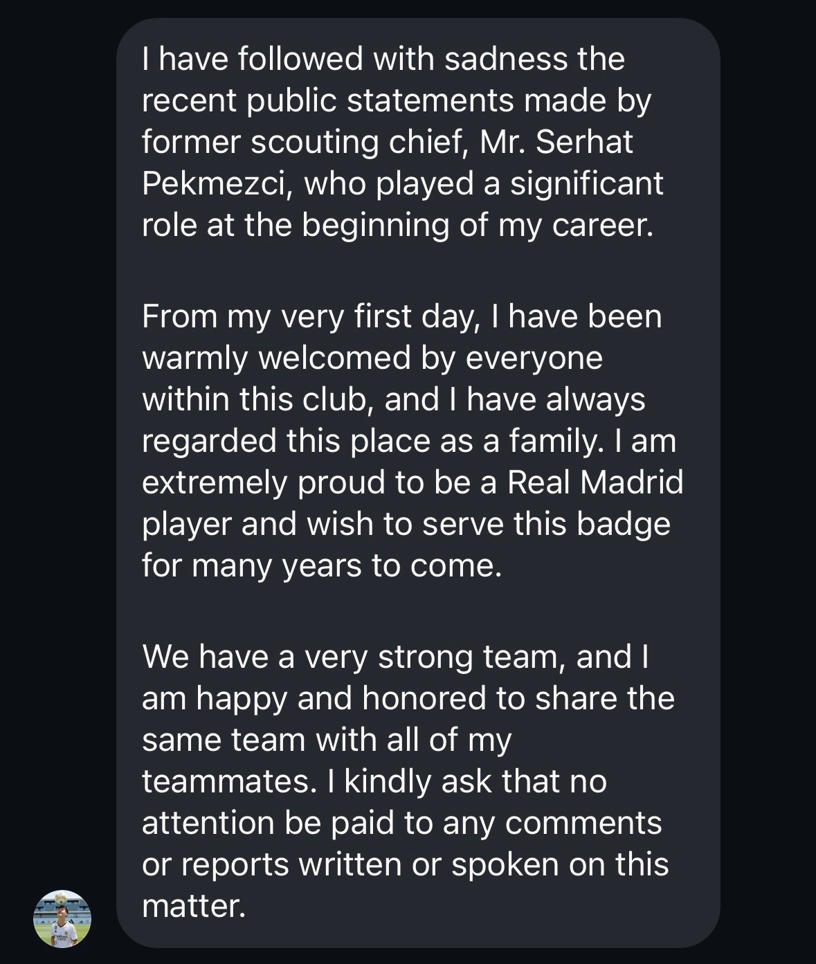 皇马 ❗️居莱尔否认了他的前任主教练佩克梅兹奇宣称居莱尔在皇马更衣室遭受了欺凌的