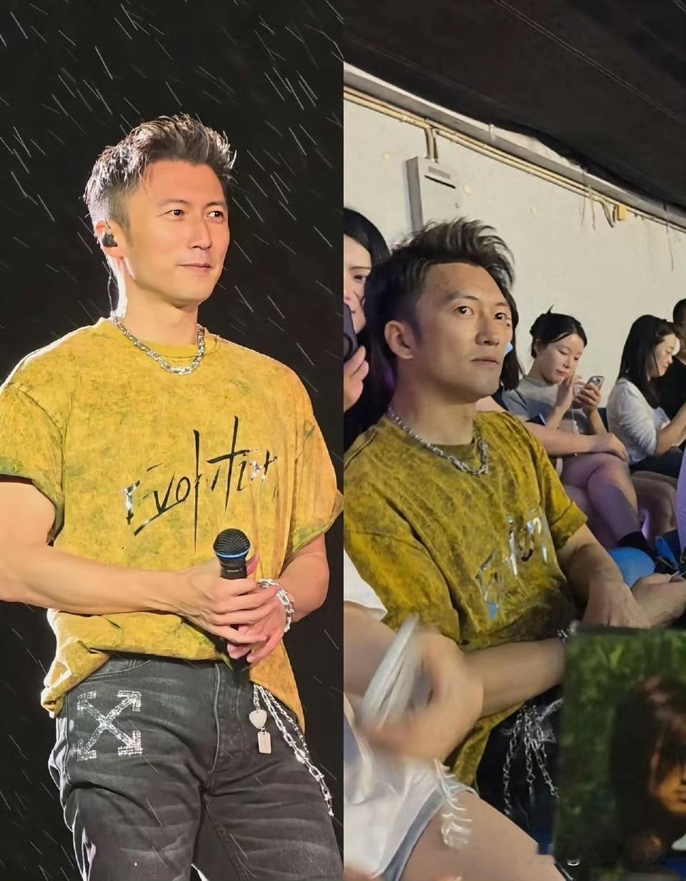 谢霆锋演唱会惊现“双胞胎”式模仿者，除了气质不一样，脸几乎一模一样！

这也太像