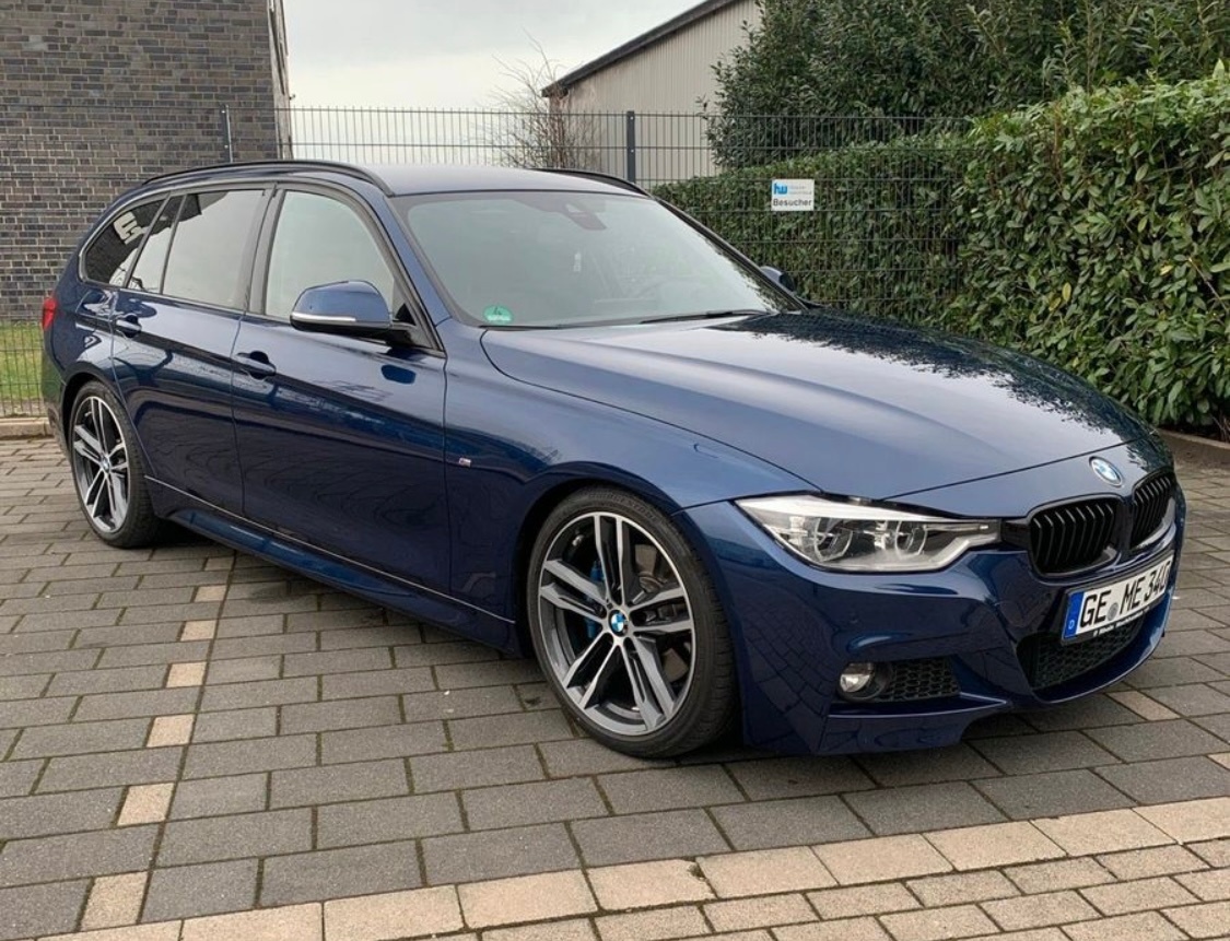 深蓝M套件340i，赏心悦目，话说这颜色叫什么蓝？#yz77聊车# ​​​