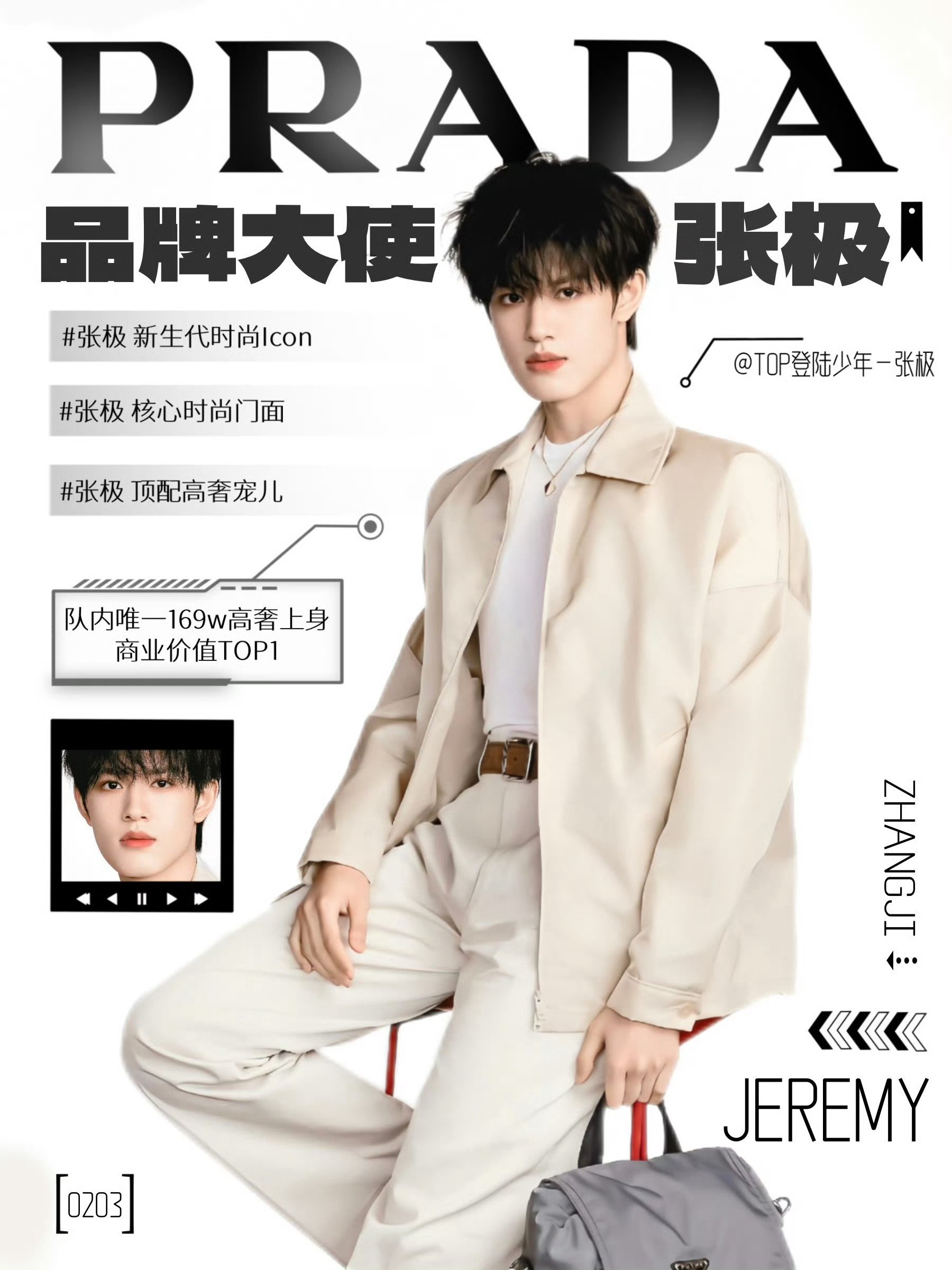 PRADA品牌大使张极【Prada品牌大使张极】🟠🟠名品高奢全聚焦 ，秀场即