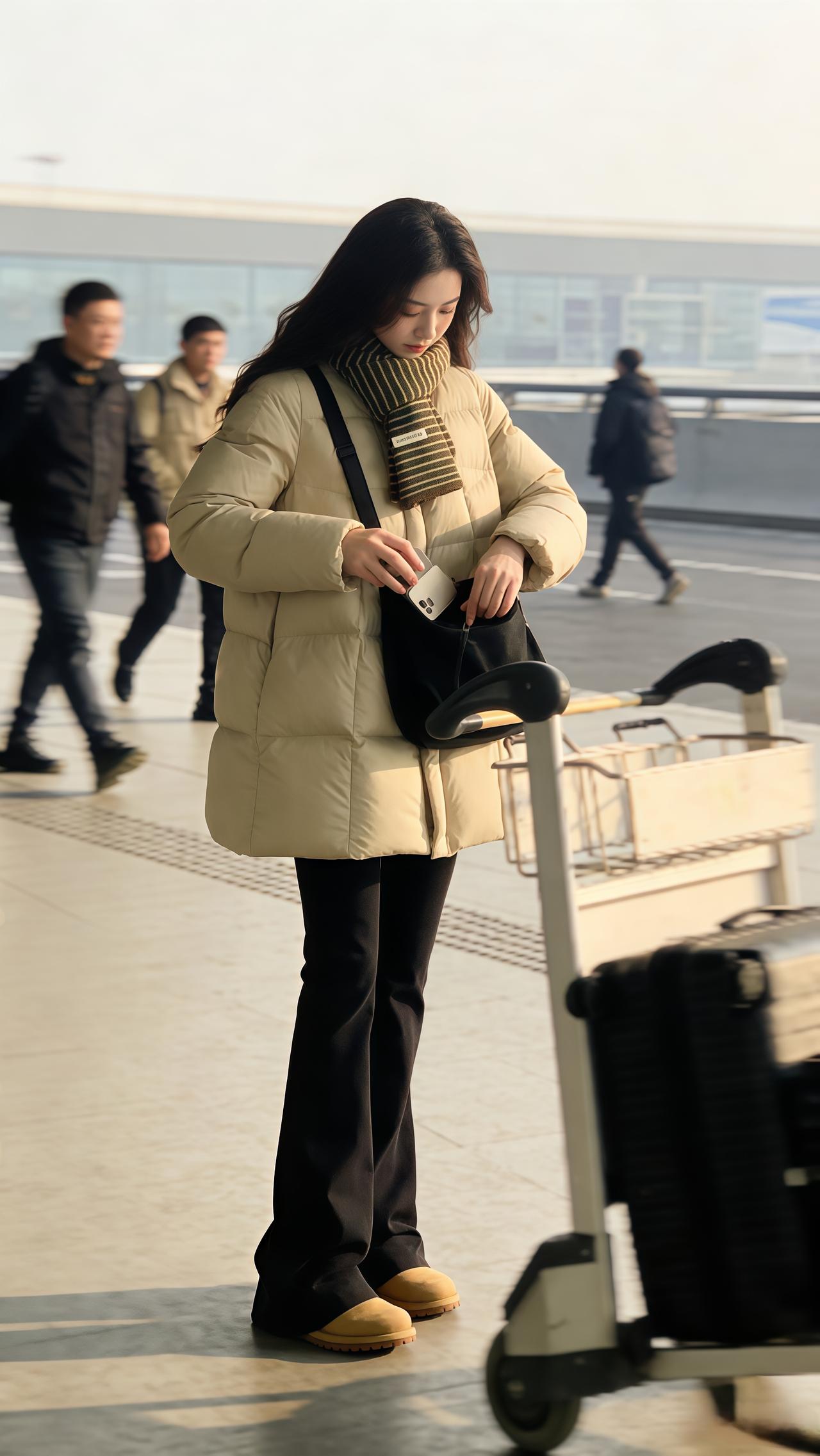 穿搭 外套穿搭 这也太好看了 冬季穿搭 羽绒服穿搭