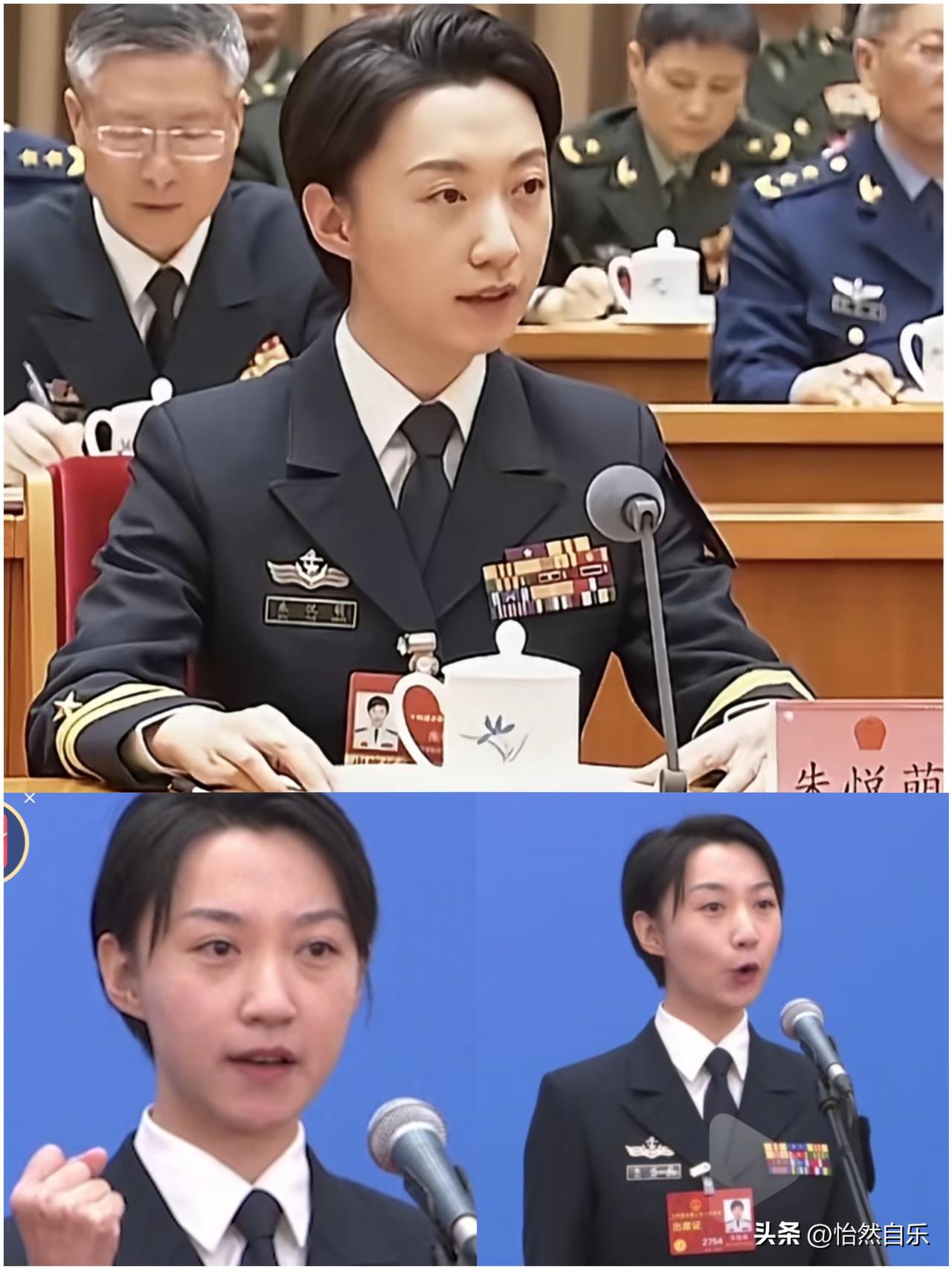 朱悦萌 辽宁舰“90后”女少校，国家利益所至，海军航迹必达！

近几日刷到朱悦萌