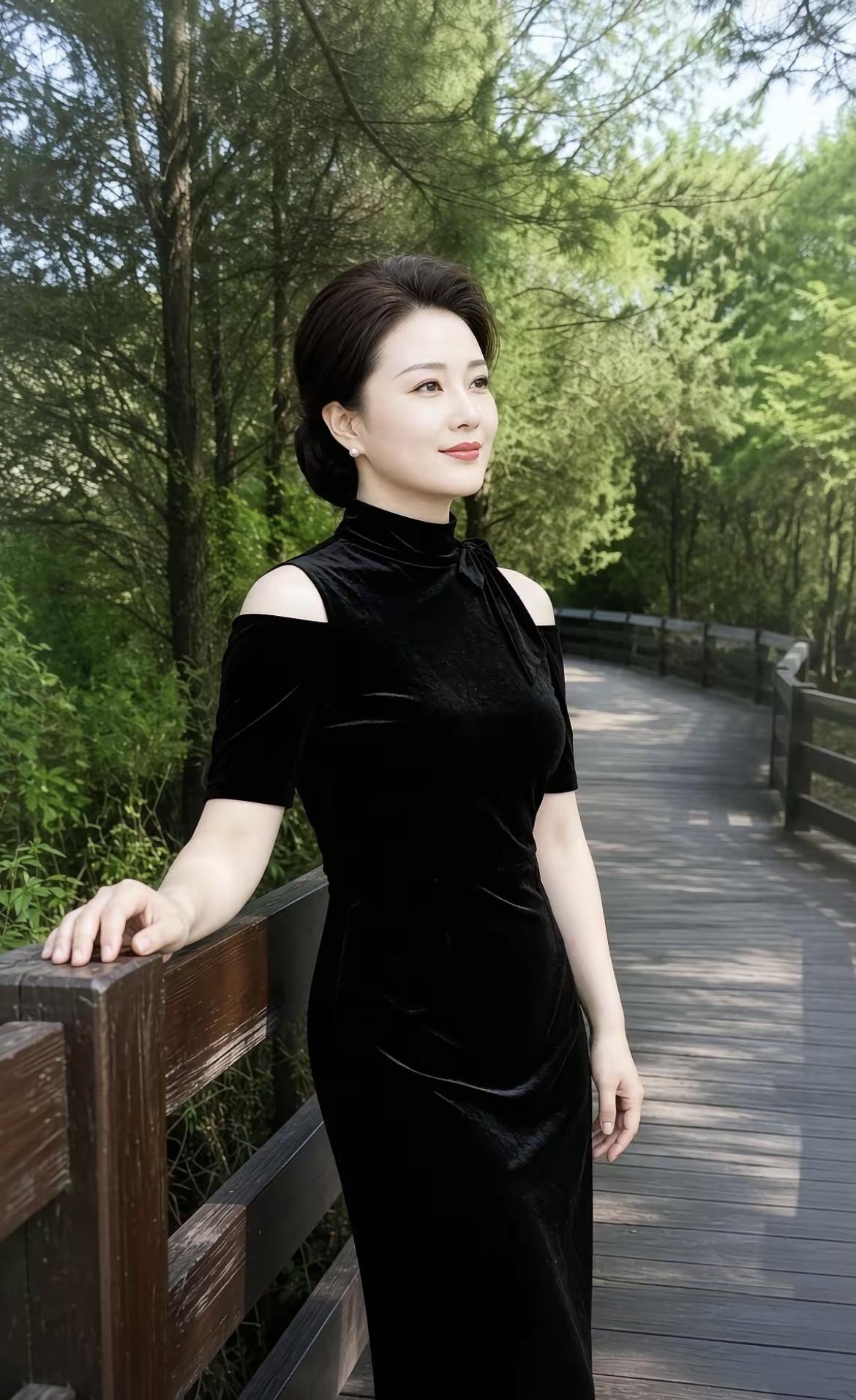 游蟒山-艳遇妙娘

文/青云
十月绿植金色生，秋风桂花动京乡；
妙容黑衫英气洒，