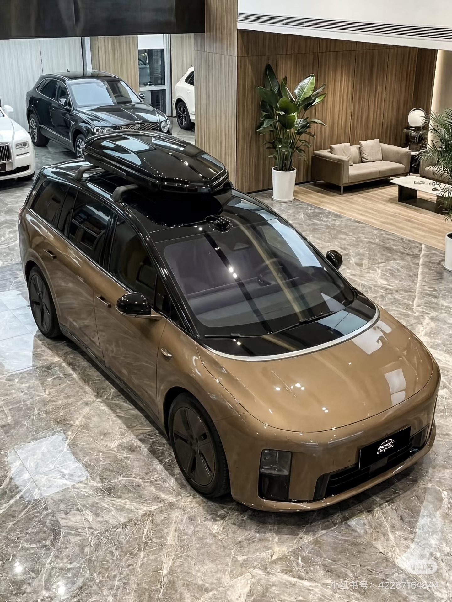 这是咖啡色，还是橄榄绿？带上旅行箱的理想i8，诗和远方的气质拉满