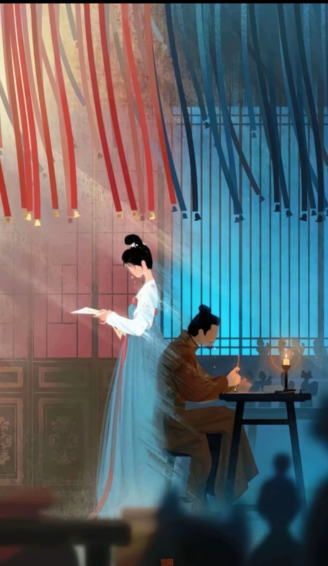 “独孤苍苍而娘子青青”   “结发为夫妻恩爱两不疑” 