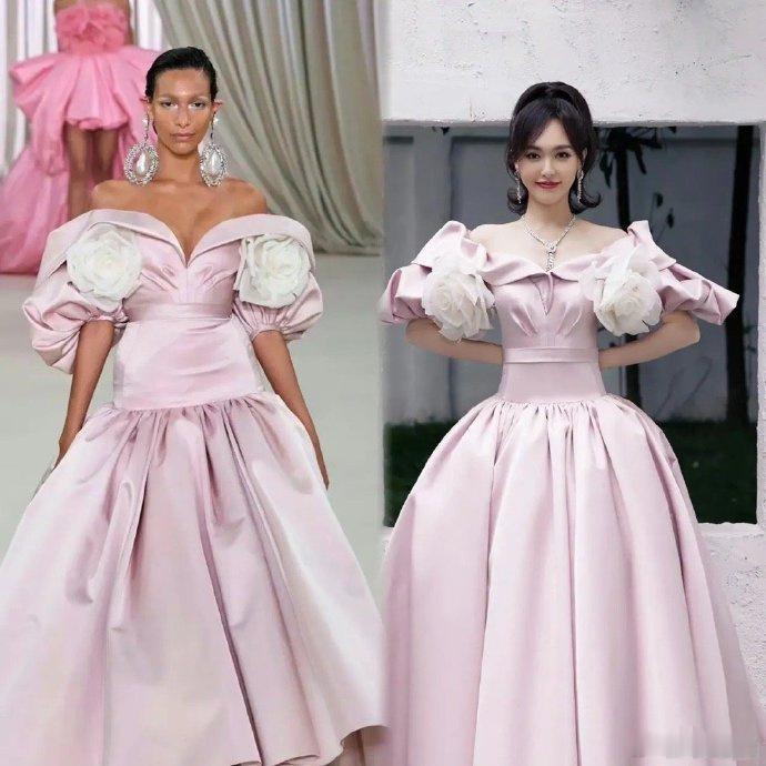唐嫣、李沁和鞠婧祎都把礼服领口都改小了 ，感觉改过后更适合自己了 