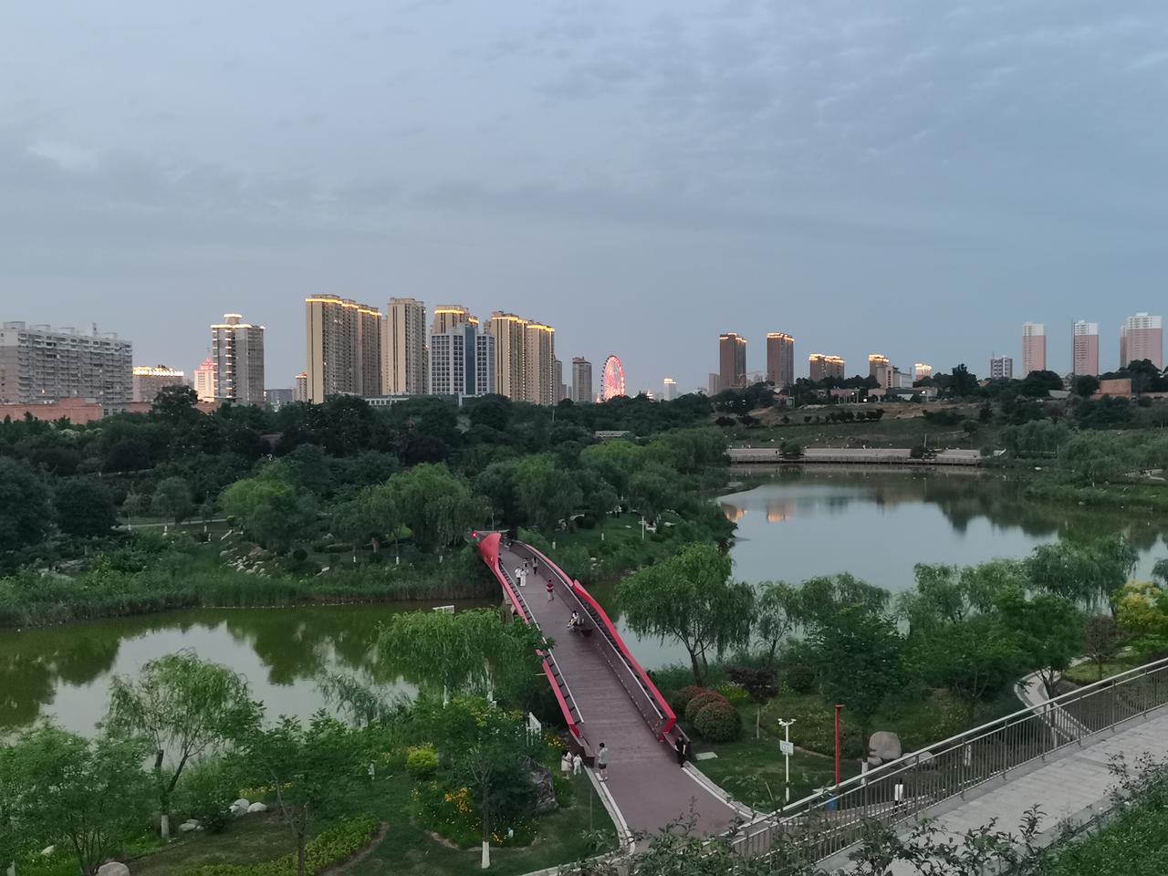 随手拍公园美景南湖公园（渭南市）