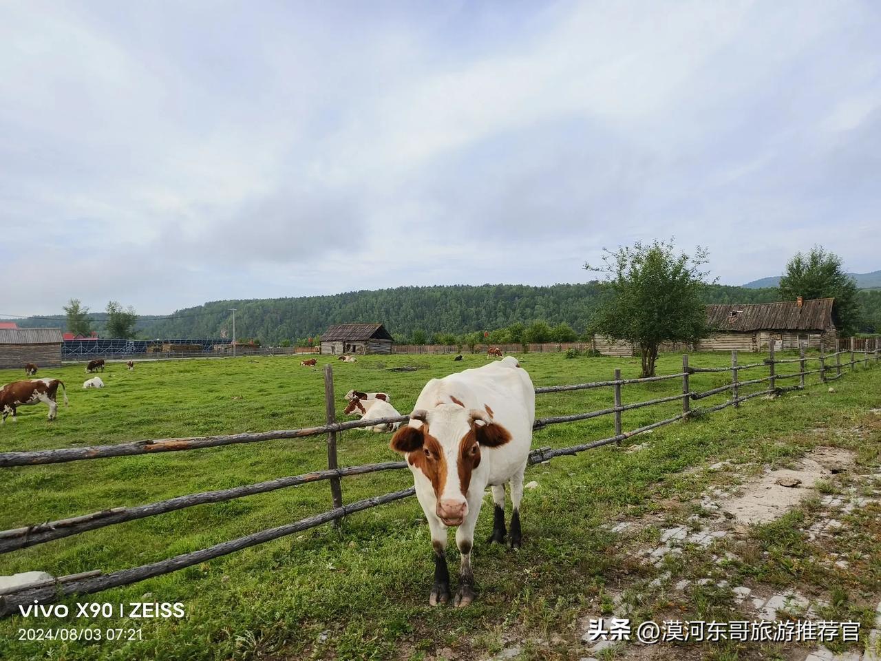 一起来发现，隐藏在中俄边境的奇乾村，这是今天东哥带客人在奇乾实拍的景色，小村原始