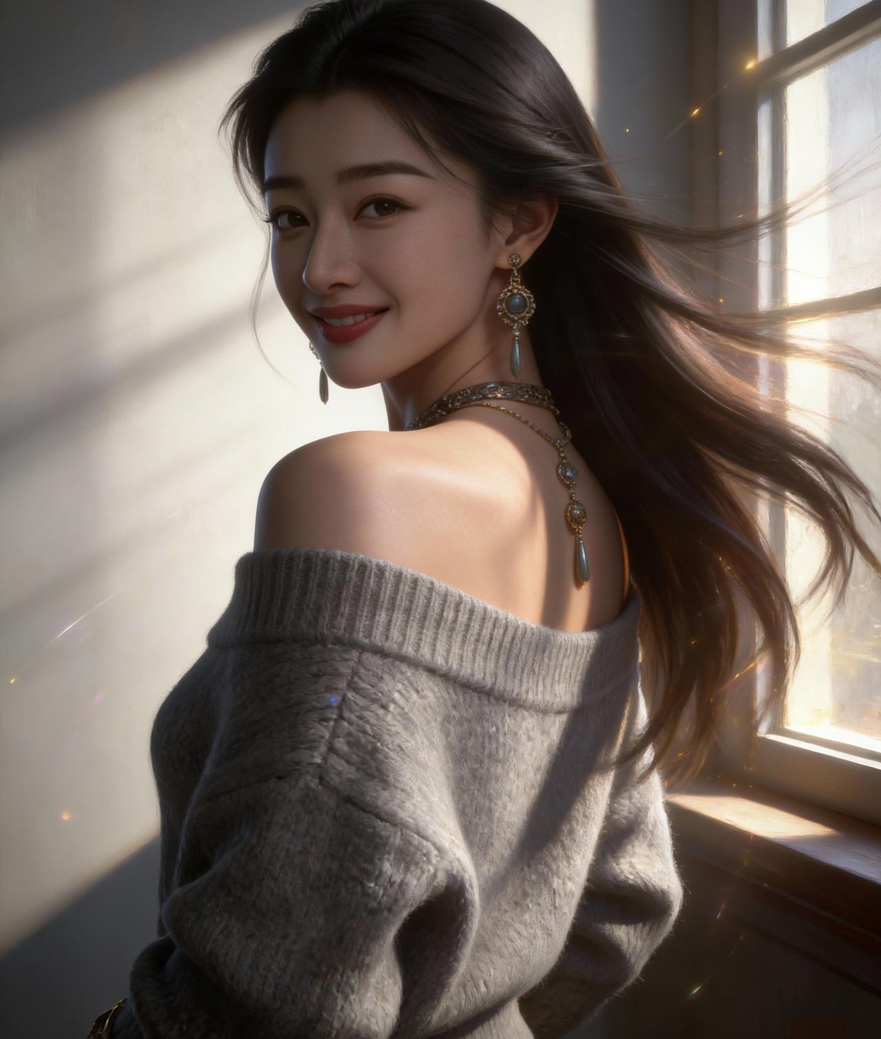 上联：云鬓斜簪珠珞子
下联：雪肌漫倚玉阑干