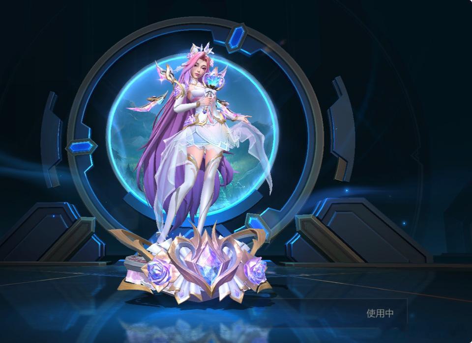 英雄联盟手游LOL手游水晶玫瑰不得不说萨勒芬尼即便是以前的水晶玫瑰，也挺好看的 