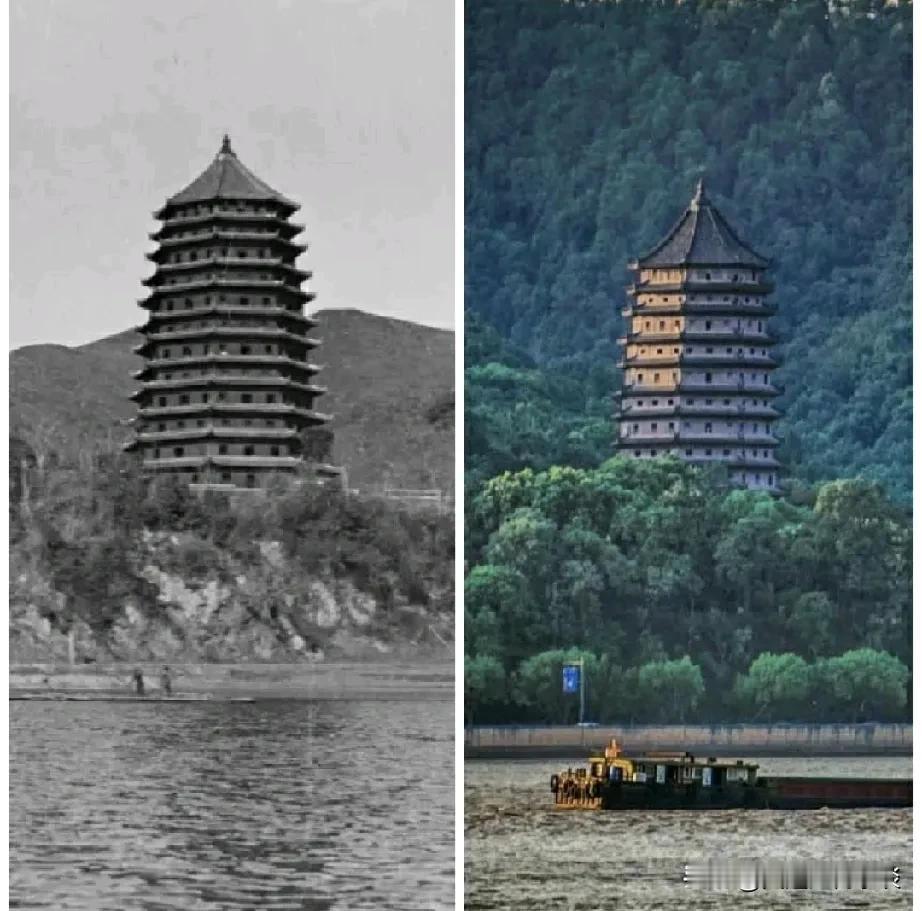 绿意盎然，六和塔的百年蜕变

回首1917年，六和塔孤立于钱塘江畔，周边植被稀疏