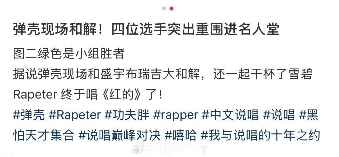 布瑞吉 和解什么 布瑞吉发文否认和解  “和解什么？没有谁可以替谁和解”弹壳曾在