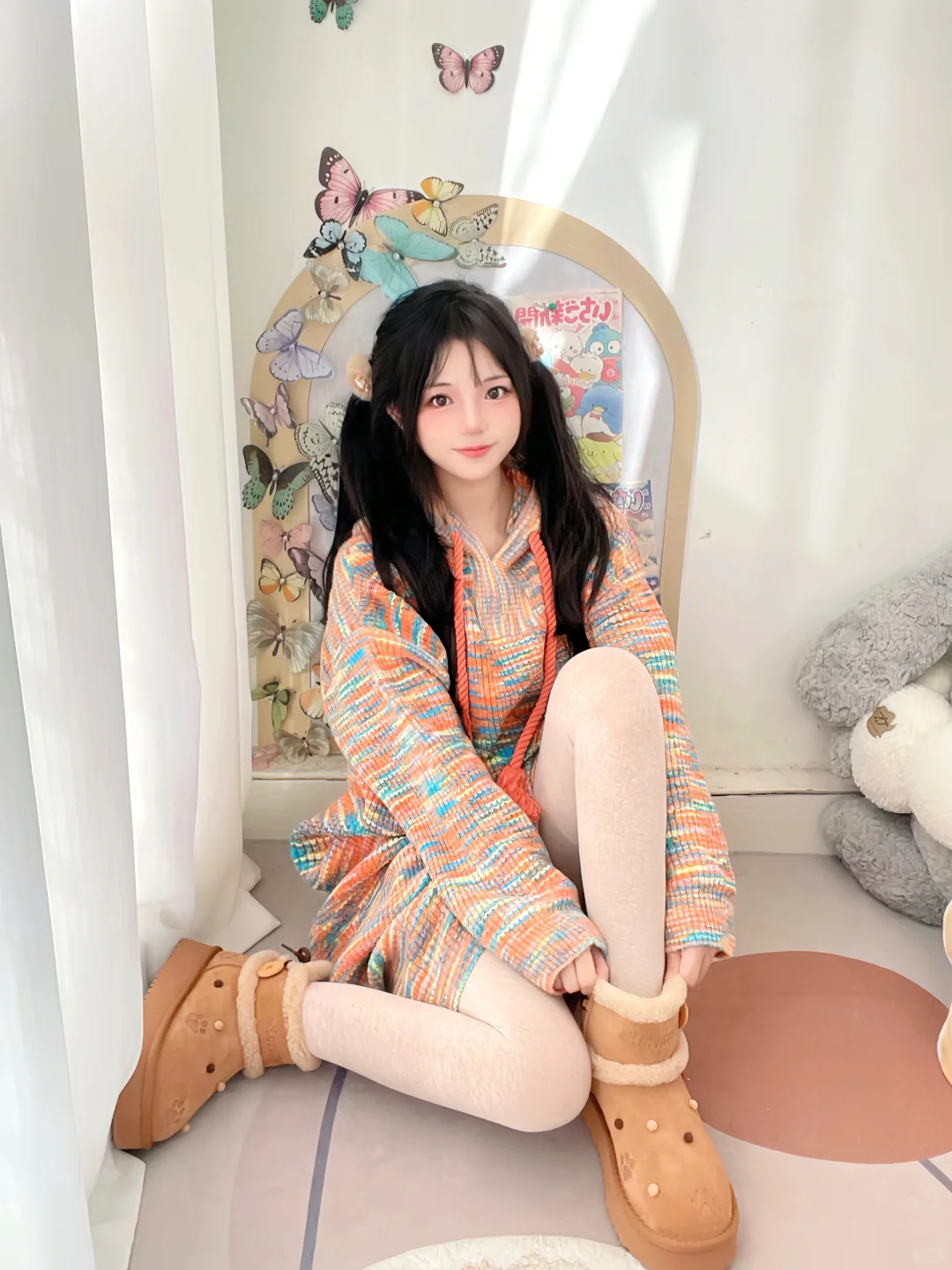 雪地靴这么搭好乖呀！