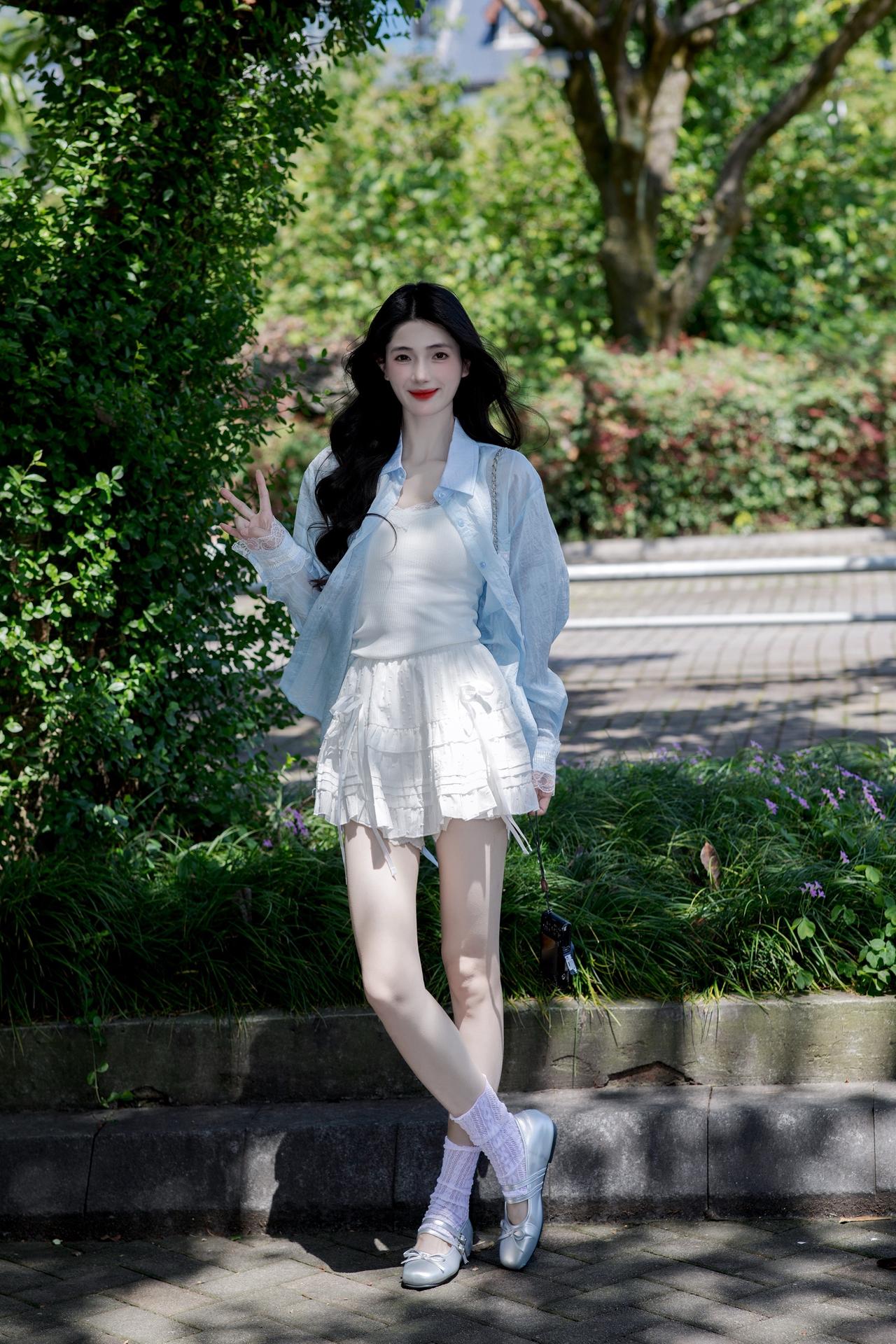 少女感夏日ootd 小个子穿搭 夏季穿搭 出游穿搭 休闲穿搭