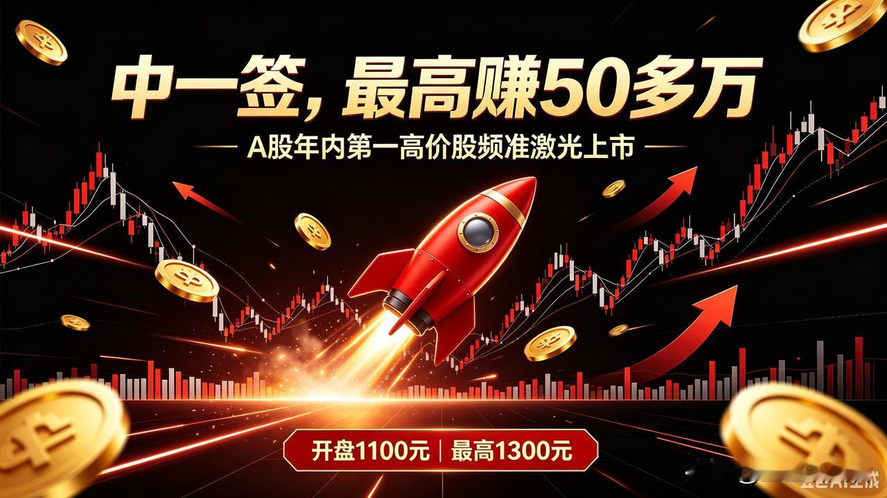 狂揽50多万！A股天价新股横空出世，一签抵普通人好几年工资
 
今天科创板直接炸