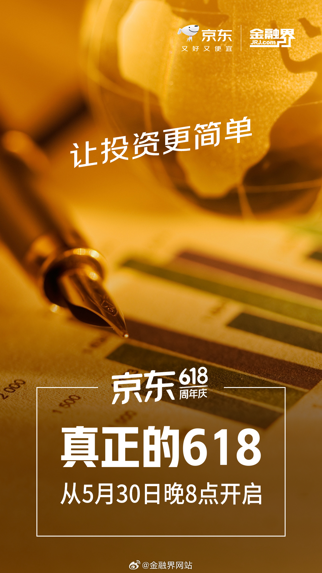 真正的618来了！5月30日晚8点，京东618盛大开启！ 携手金融界带来开启福利