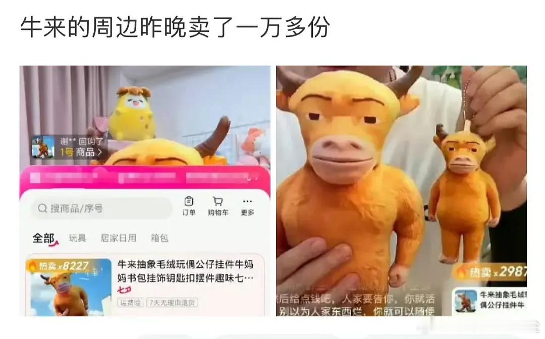 无人在意的角落，牛来周边单🫘一个商家一个🔗已经卖了一万多了 