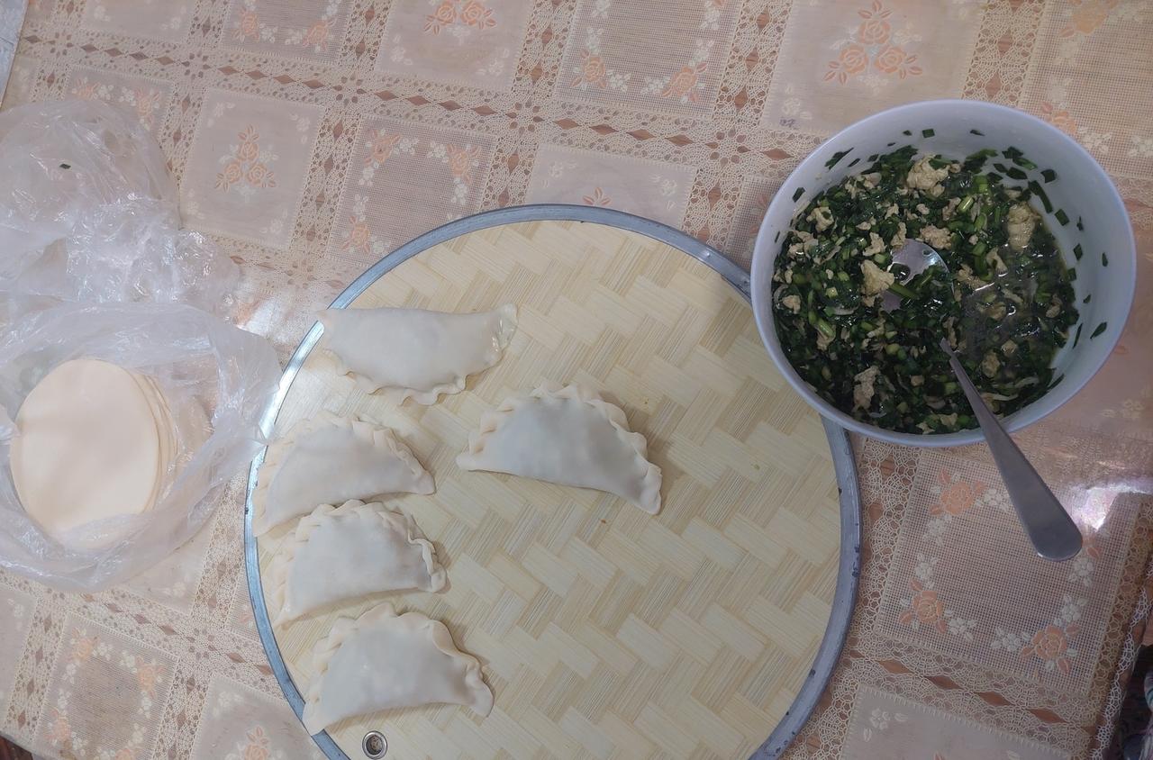 秋分，早餐我喝了一碗绿豆粥，吃了两个猕猴桃，吃了 3 个韭菜盒子。

今早，我起