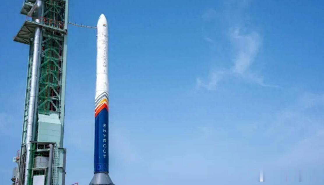 历史性一刻！印度Skyroot Aerospace自主研发的Vikram-1火箭