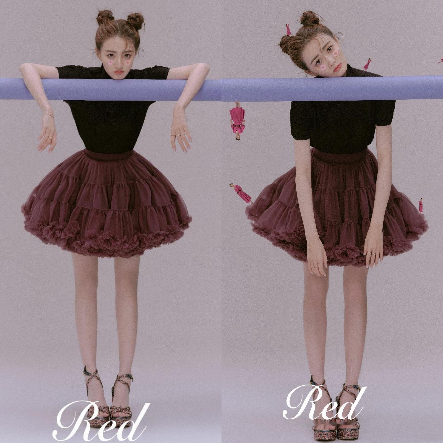 徐璐穿搭画报，这样的马尾姐姐你看过吗？徐璐